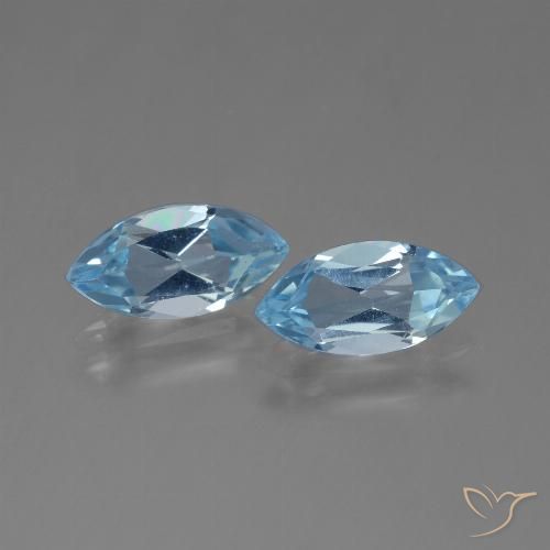 2.49ctw Natural Sky Blue Topaz, Marquise, VVS-VS
