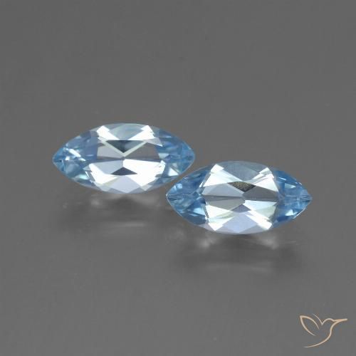 2.52ctw Natural Sky Blue Topaz, Marquise, VVS-VS