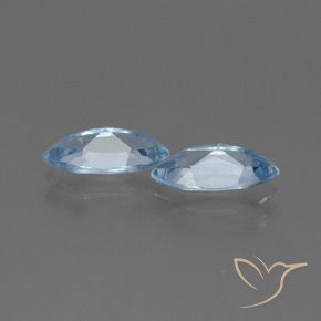 Topaz Gemstones in 10.2 x 5.1 mm Size for Sale, Topaz Stones in Sky Blue Color