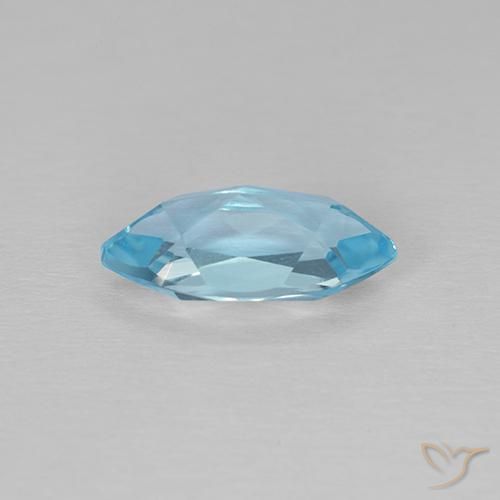 Topaz Gemstone in 10 x 5 mm Size for Sale, Topaz Stone in Sky Blue Color