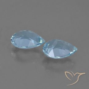 Topaz Gemstones in 7 x 5 mm (calibrated) Size for Sale, Topaz Stones in Sky Blue Color