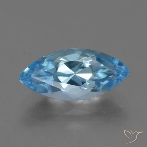 4.02ct Natural Sky Blue Topaz, Marquise, VVS