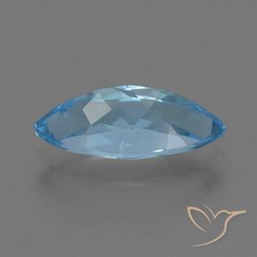 Topaz Gemstone in 15.2 x 7.1 mm Size for Sale, Topaz Stone in Sky Blue Color