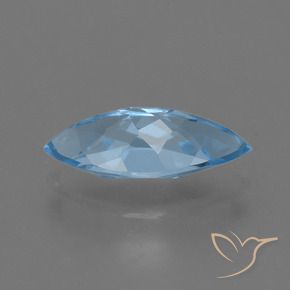 Topaz Gemstone in 14.6 x 6.9 mm Size for Sale, Topaz Stone in Swiss Blue Color