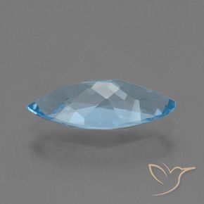 Topaz Gemstone in 15 x 6.7 mm Size for Sale, Topaz Stone in Sky Blue Color