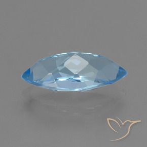 Topaz Gemstone in 14.8 x 7.1 mm Size for Sale, Topaz Stone in Swiss Blue Color