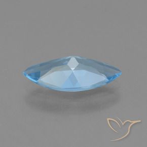 Topaz Gemstone in 15.1 x 7.2 mm Size for Sale, Topaz Stone in Swiss Blue Color