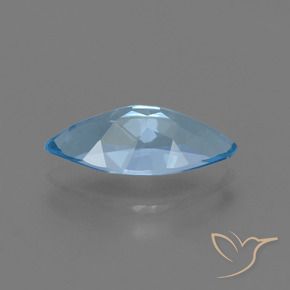 Topaz Gemstone in 15.1 x 7.2 mm Size for Sale, Topaz Stone in Swiss Blue Color