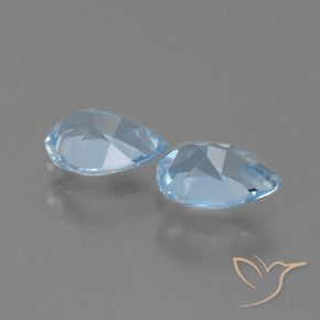 Topaz Gemstones in 7 x 5 mm (calibrated) Size for Sale, Topaz Stones in Sky Blue Color