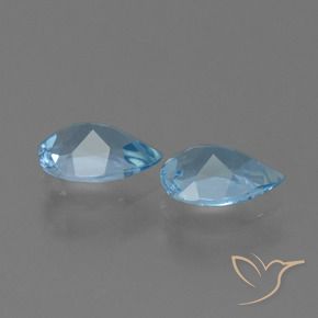 Topaz Gemstones in 7 x 5 mm (calibrated) Size for Sale, Topaz Stones in Sky Blue Color