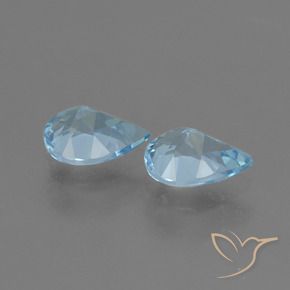 Topaz Gemstones in 7 x 5 mm (calibrated) Size for Sale, Topaz Stones in Sky Blue Color