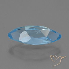 Topaz Gemstone in 15.1 x 6.8 mm Size for Sale, Topaz Stone in Swiss Blue Color