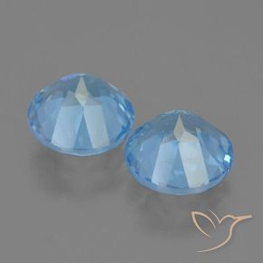 Topaz Gemstones in 8 mm (calibrated) Size for Sale, Topaz Stones in Sky Blue Color