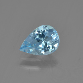 0.8ct Pear Facet Sky Blue Topaz Gem for sale 0.8ct Pear Facet Sky Blue Topaz Gem (ID: 454972)