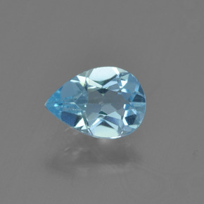 0.8ct Pear Facet Sky Blue Topaz Gem for sale 0.8ct Pear Facet Sky Blue Topaz Gem (ID: 454974)