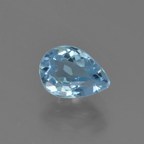 Небесно Голубой Топаз Камень - 1.1ct Фасетная Груша (ID: 454979)