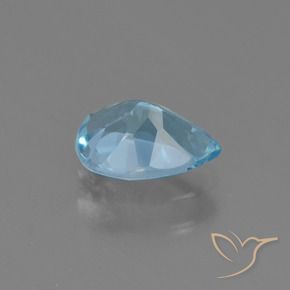 Topaz Gemstone in 7.4 x 5.1 mm Size for Sale, Topaz Stone in Swiss Blue Color
