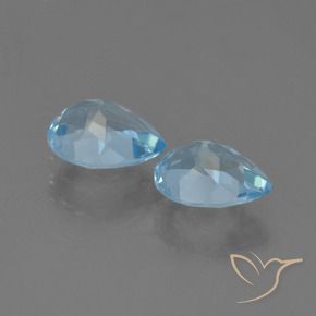 Topaz Gemstones in 7 x 5 mm (calibrated) Size for Sale, Topaz Stones in Sky Blue Color