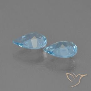 Topaz Gemstones in 7 x 5 mm (calibrated) Size for Sale, Topaz Stones in Sky Blue Color