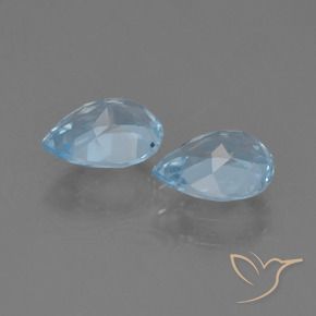 Topaz Gemstones in 7 x 5 mm (calibrated) Size for Sale, Topaz Stones in Sky Blue Color