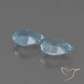 Topaz Gemstones in 7 x 5 mm (calibrated) Size for Sale, Topaz Stones in Sky Blue Color