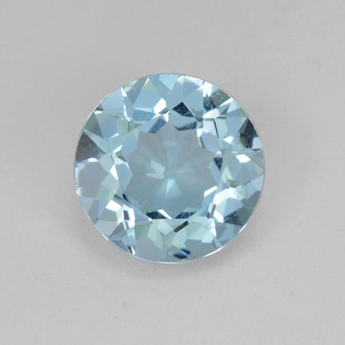 Excellent Color Cut & Clarity Gemstones. Round Shape Blue Topaz Natural 