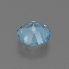 Topaz Gemstone in 8 mm (calibrated) Size for Sale, Topaz Stone in Sky Blue Color
