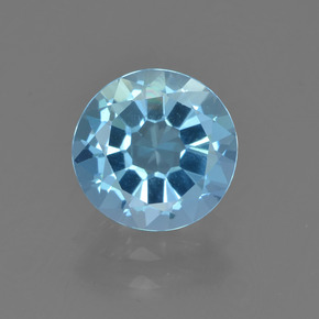 Sky Blue Topaz Gem - 2.4ct Round Facet (ID: 455123)