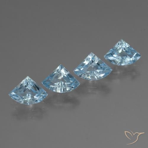 2.63ctw Natural Sky Blue Topaz, Fancy, VVS-VS