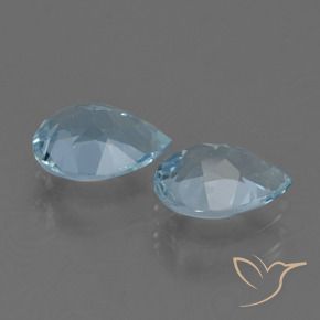 Topaz Gemstones in 7 x 5 mm (calibrated) Size for Sale, Topaz Stones in Sky Blue Color