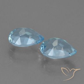Topaz Gemstones in 7 x 5 mm (calibrated) Size for Sale, Topaz Stones in Sky Blue Color