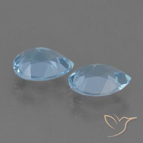 Topaz Gemstones in 7 x 5 mm (calibrated) Size for Sale, Topaz Stones in Sky Blue Color