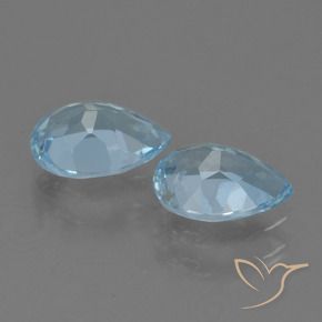 Topaz Gemstones in 7 x 5 mm (calibrated) Size for Sale, Topaz Stones in Sky Blue Color