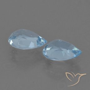 Topaz Gemstones in 7 x 5 mm (calibrated) Size for Sale, Topaz Stones in Swiss Blue Color