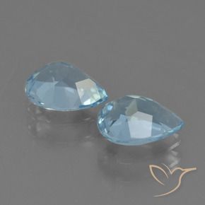 Topaz Gemstones in 7 x 5 mm (calibrated) Size for Sale, Topaz Stones in Sky Blue Color