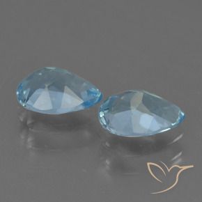 Topaz Gemstones in 7 x 5 mm (calibrated) Size for Sale, Topaz Stones in Sky Blue Color