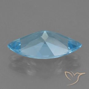 Topaz Gemstone in 14.9 x 7.2 mm Size for Sale, Topaz Stone in Swiss Blue Color