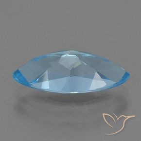 Topaz Gemstone in 14.9 x 7.2 mm Size for Sale, Topaz Stone in Swiss Blue Color