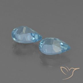 Topaz Gemstones in 7 x 5 mm (calibrated) Size for Sale, Topaz Stones in Sky Blue Color