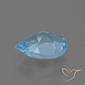 Topaz Gemstone in 7 x 5 mm (calibrated) Size for Sale, Topaz Stone in Swiss Blue Color