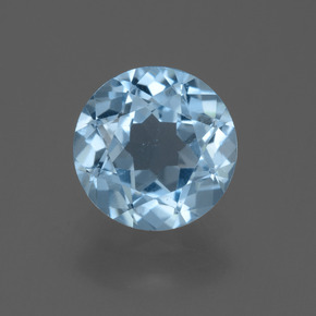 Swiss Blue Topaz Gem - 2.2ct Round Facet (ID: 455442)
