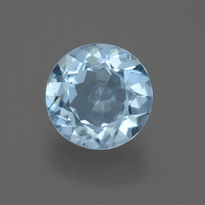 Baby Blue Topaz Gem - 2.1ct Round Facet (ID: 455445)