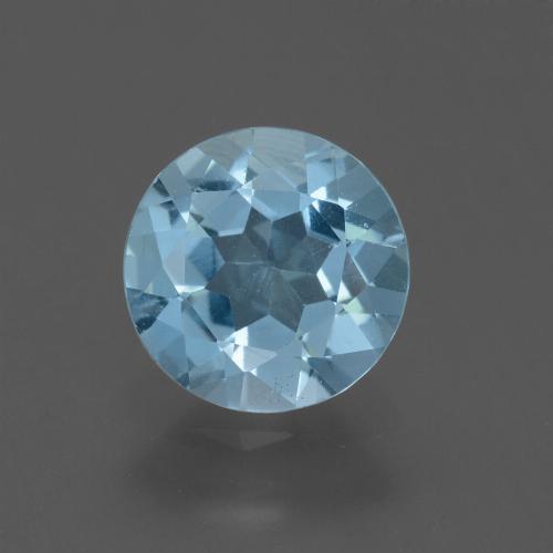 Небесно Голубой Топаз Камень - 2.1ct Круглая Фасетная Огранка (ID: 455447)