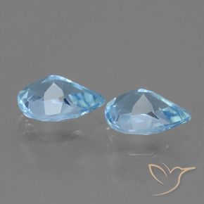 Topaz Gemstones in 7 x 5 mm (calibrated) Size for Sale, Topaz Stones in Sky Blue Color