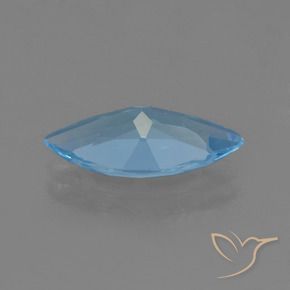 Topaz Gemstone in 14.9 x 7.2 mm Size for Sale, Topaz Stone in Swiss Blue Color