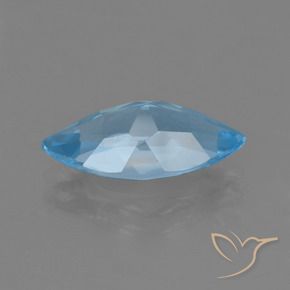 Topaz Gemstone in 15.1 x 7.2 mm Size for Sale, Topaz Stone in Swiss Blue Color
