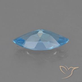 Topaz Gemstone in 14.8 x 7 mm Size for Sale, Topaz Stone in Swiss Blue Color