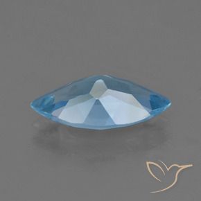 Topaz Gemstone in 15 x 7.2 mm Size for Sale, Topaz Stone in Sky Blue Color