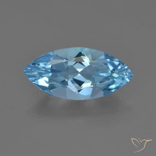 Sky Blue Topaz Gem - 3.4ct Marquise Facet (ID: 455483)