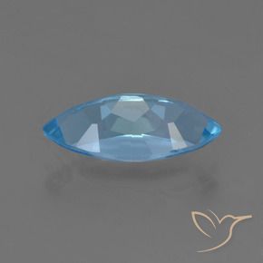 Topaz Gemstone in 14.8 x 7.1 mm Size for Sale, Topaz Stone in Swiss Blue Color